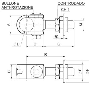 Balama-clema reglabila Zincata