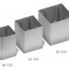 Dimensiuni picioare pergolă EurosanDOOR: 130 mm, 160 mm și 200 mm – opțiuni pentru montaj.